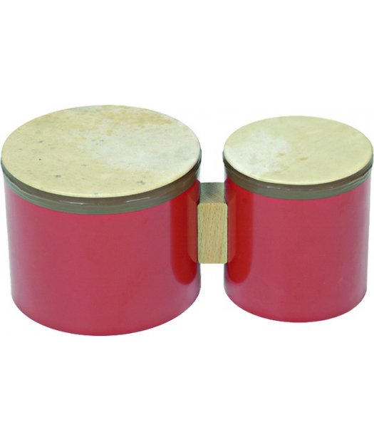 bongos parche de piel de 15 y 20cm